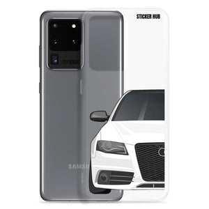 White B8 Audi S4 - Samsung Case