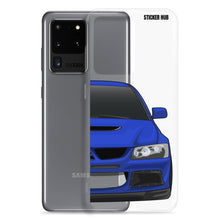 Load image into Gallery viewer, Blue Mitsubishi Evo - Samsung Case