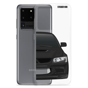 Black Mitsubishi Evo - Samsung Case