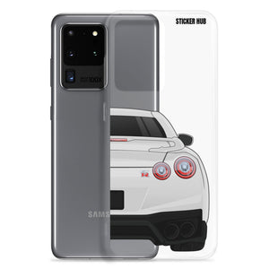 White R35 Nissan GTR - Samsung Case