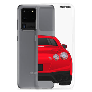 Solid Red R35 Nissan GTR - Samsung Case