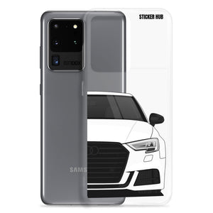 White B9 Audi S3 - Samsung Case