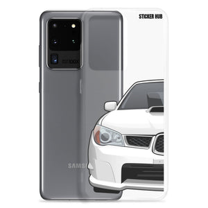 White 06-07 Subaru WRX STI - Samsung Case