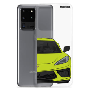 Accelerate Yellow C8 Corvette - Samsung Case