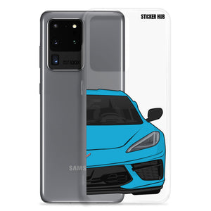 Rapid Blue C8 Corvette - Samsung Case