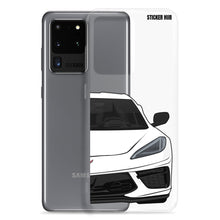 Load image into Gallery viewer, White C8 Corvette - Samsung Case