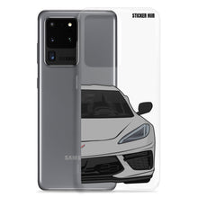 Load image into Gallery viewer, Silver C8 Corvette - Samsung Case