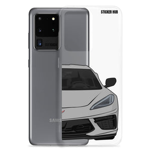 Silver C8 Corvette - Samsung Case