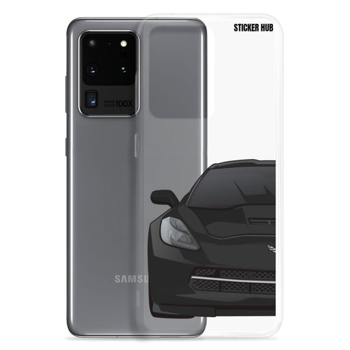 Black C7 Corvette Stingray - Samsung Case