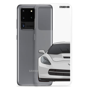 Silver C7 Corvette Stingray - Samsung Case