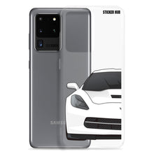 Load image into Gallery viewer, White C7 Corvette Stingray - Samsung Case