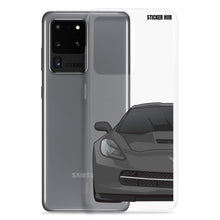 Load image into Gallery viewer, Gray C7 Corvette Stingray - Samsung Case