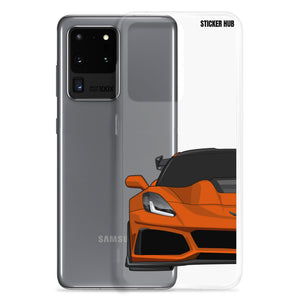 Orange C7 Corvette Zr1 Samsung Case