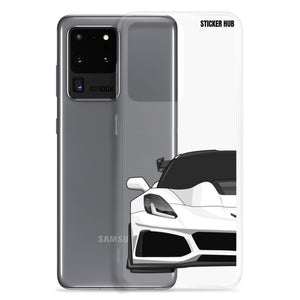 White C7 Corvette Zr1 - Samsung Case