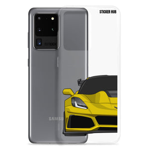 Yellow C7 Corvette Zr1 - Samsung Case