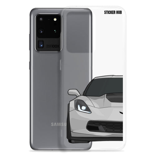 Silver C7 Corvette Z06 - Samsung Case