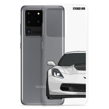 Load image into Gallery viewer, White C7 Corvette Z06 - Samsung Case