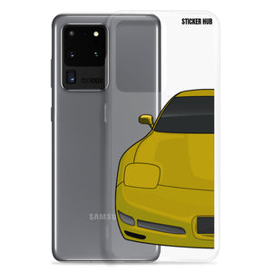 Millennium Yellow C5 Corvette Z06 - Samsung Case