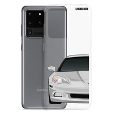 Load image into Gallery viewer, Silver C6 Corvette - Samsung Case