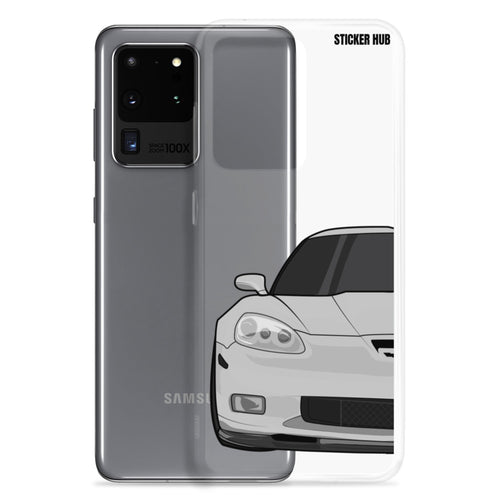 Silver C6 Corvette Z06 - Samsung Case