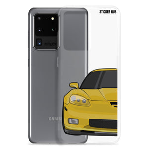 Velocity Yellow C6 Corvette Z06 - Samsung Case