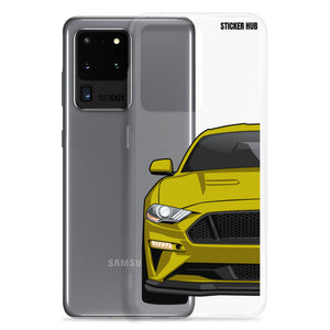 Yellow 18-21 Mustang 5.0 - Samsung Case