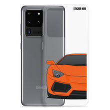 Load image into Gallery viewer, Orange Lamborghini Aventadoor - Samsung Case