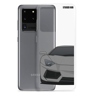 Gray Lamborghini Aventadoor - Samsung Case