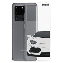 Load image into Gallery viewer, Silver Lamborghini Aventadoor - Samsung Case