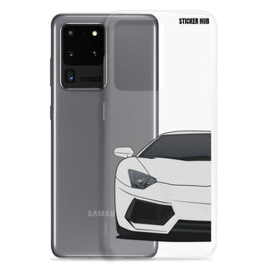 Silver Lamborghini Aventadoor - Samsung Case