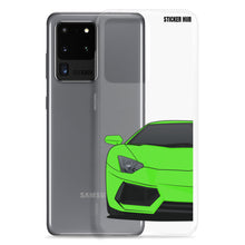 Load image into Gallery viewer, Green Lamborghini Aventadoor - Samsung Case