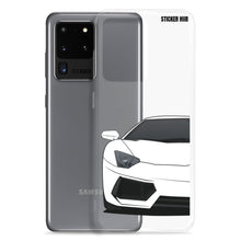 Load image into Gallery viewer, White Lamborghini Aventadoor - Samsung Case