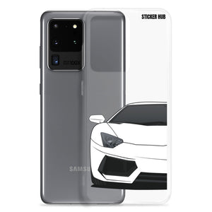 White Lamborghini Aventadoor - Samsung Case