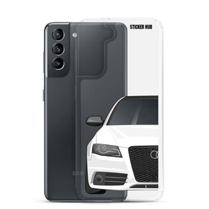 White B8 Audi S4 - Samsung Case