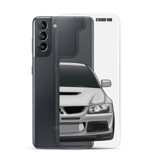 Load image into Gallery viewer, Silver Mitsubishi Evo - Samsung Case