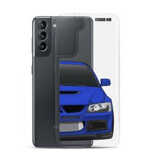 Load image into Gallery viewer, Blue Mitsubishi Evo - Samsung Case