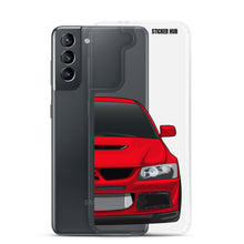 Load image into Gallery viewer, Red Mitsubishi Evo - Samsung Case