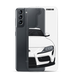 White MKV Toyota Supra - Samsung Case