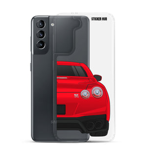 Solid Red R35 Nissan GTR - Samsung Case