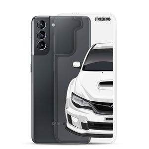 White 09-14 Subaru WRX STI - Samsung Case