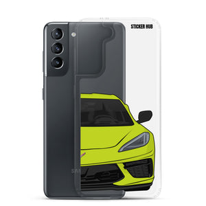 Accelerate Yellow C8 Corvette - Samsung Case