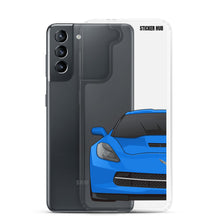 Load image into Gallery viewer, Laguna Blue C7 Corvette Stingray - Samsung Case