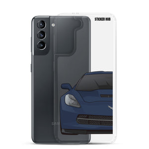 Night Race Blue C7 Corvette Stingray - Samsung Case