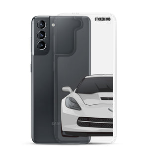 Silver C7 Corvette Stingray - Samsung Case