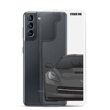 Load image into Gallery viewer, Gray C7 Corvette Stingray - Samsung Case