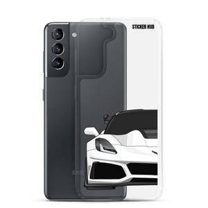 White C7 Corvette Zr1 - Samsung Case