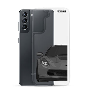 Gray C7 Corvette Z06 - Samsung Case