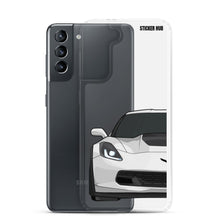 Load image into Gallery viewer, White C7 Corvette Z06 - Samsung Case