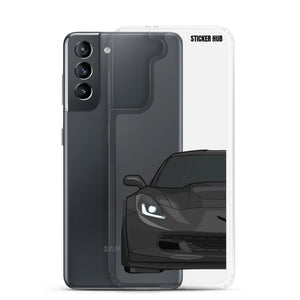 Black C7 Corvette Z06 - Samsung Case