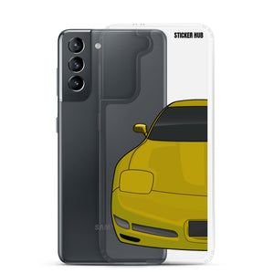 Millennium Yellow C5 Corvette Z06 - Samsung Case